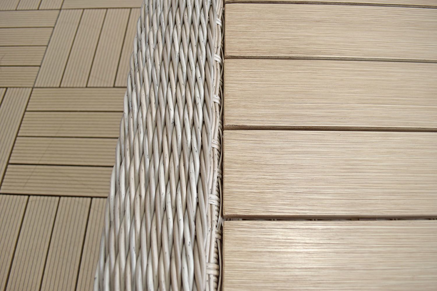 Haleola 4 Pc Rattan Weave Outdoor Conversation Set