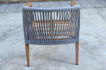Rusholme 4-Piece Outdoor Conversation Set - Light Brown/Grey