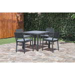 Tavistock 5-Piece Outdoor Dining Package - Charcoal/Grey
