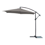 Bumbershoot 10' Deluxe  Outdoor Umbrella - Stone Grey