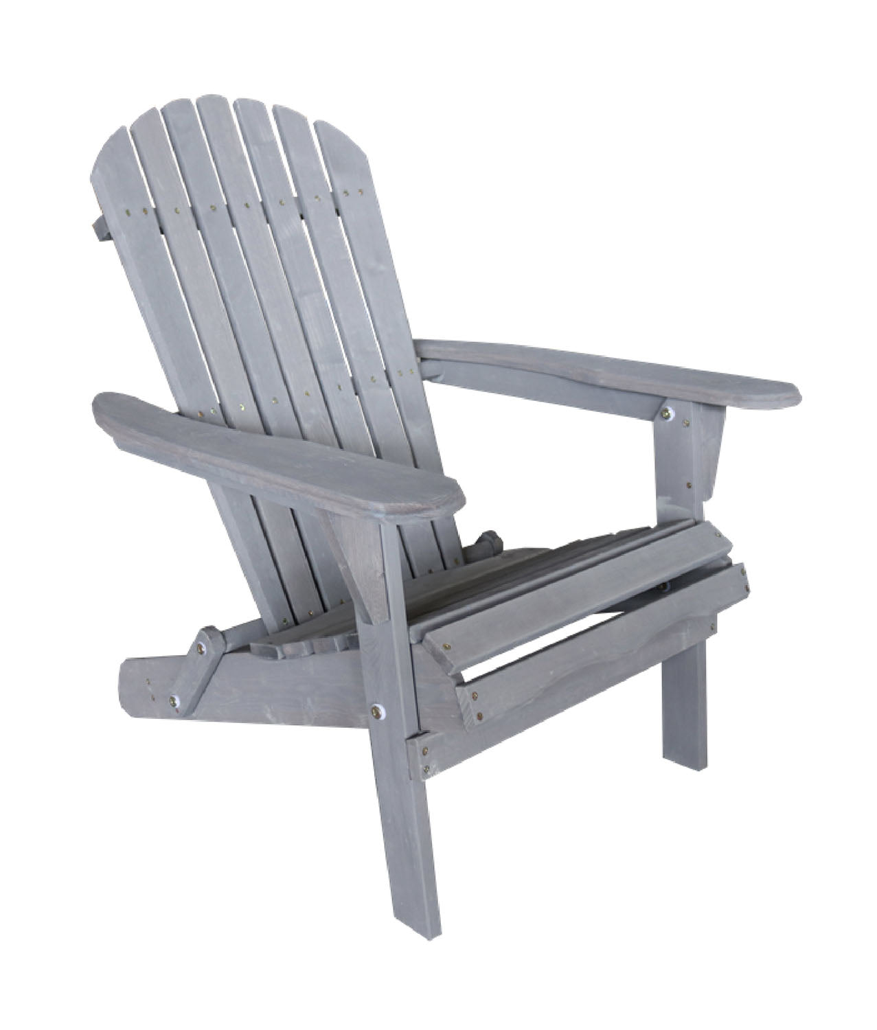 Uila Wood Folding Adirondack Chair  - Grey