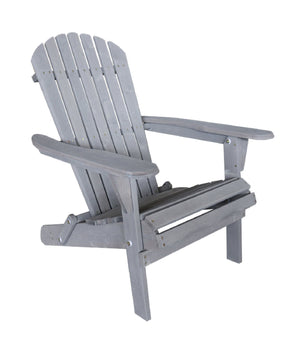 Uila Wood Folding Adirondack Chair  - Grey
