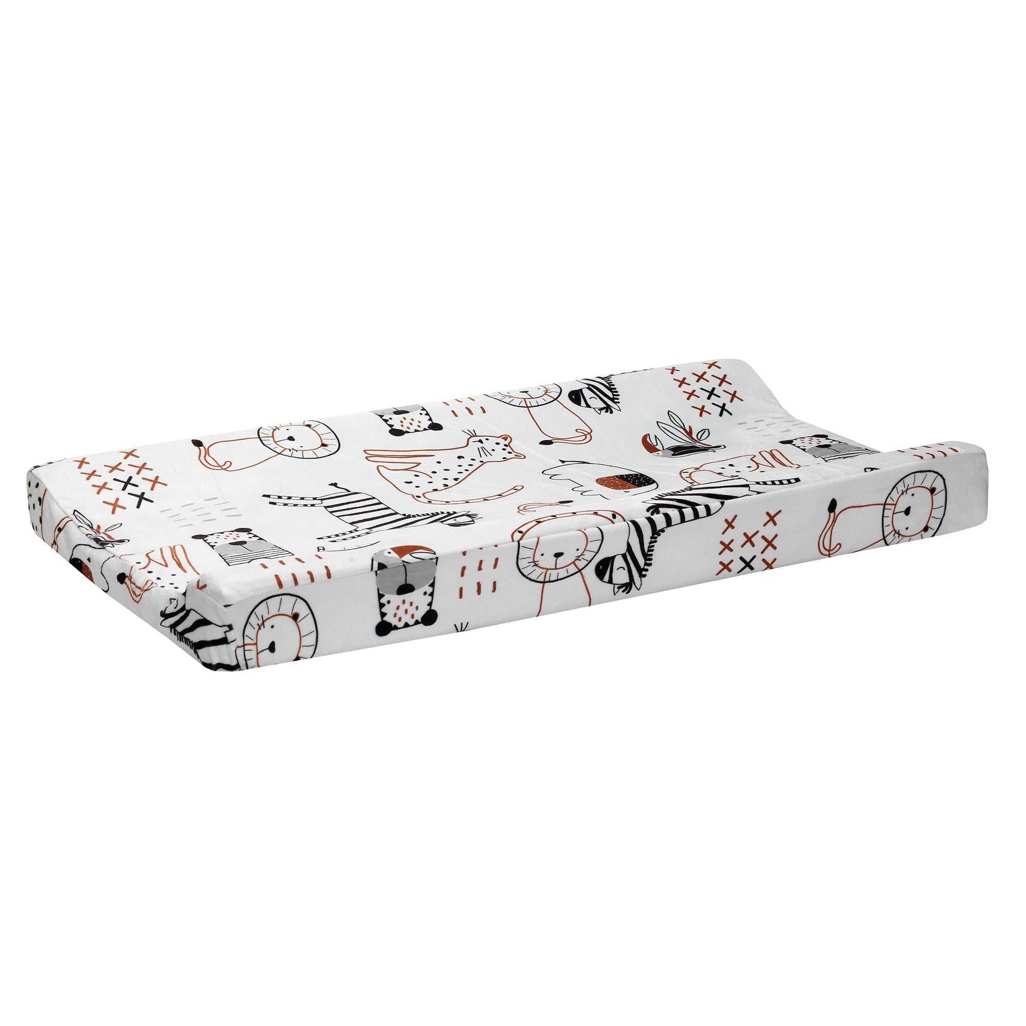 Patchwork Jungle Changing Pad Cover