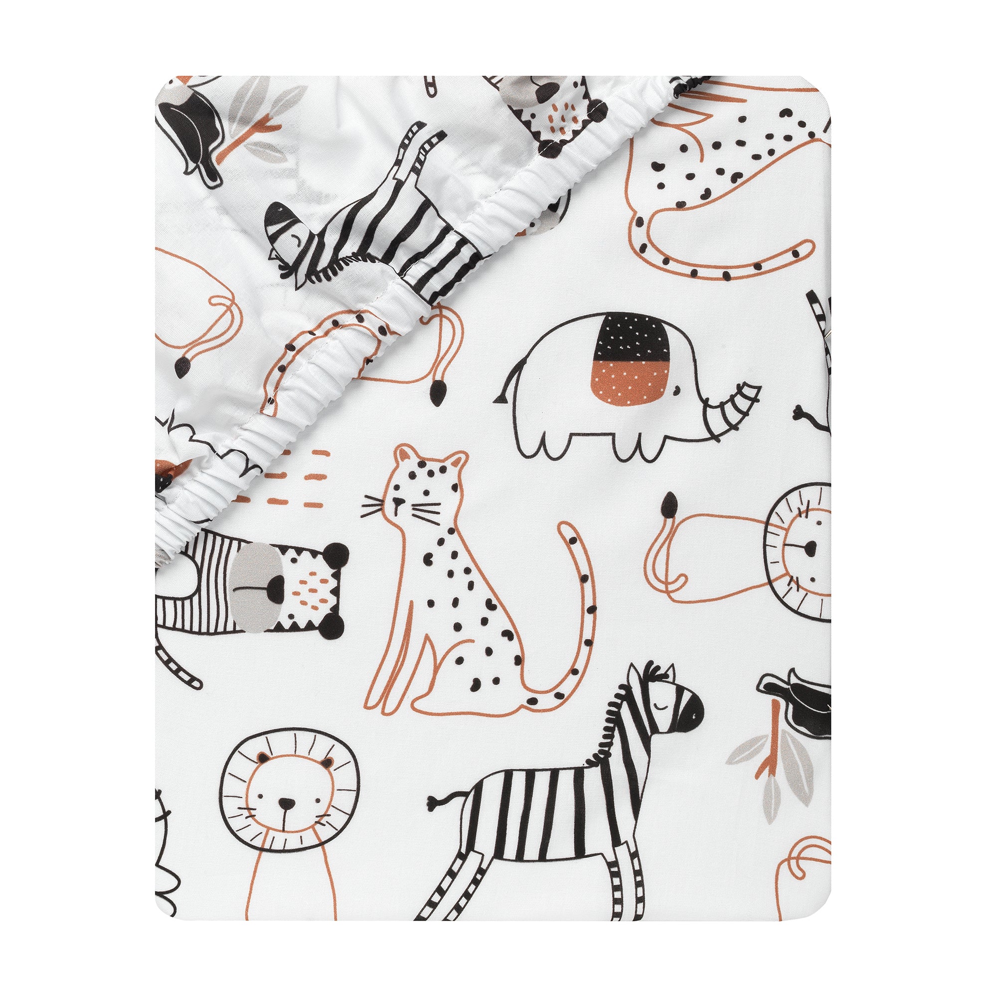 Patchwork Jungle 4-Piece Bedding Set