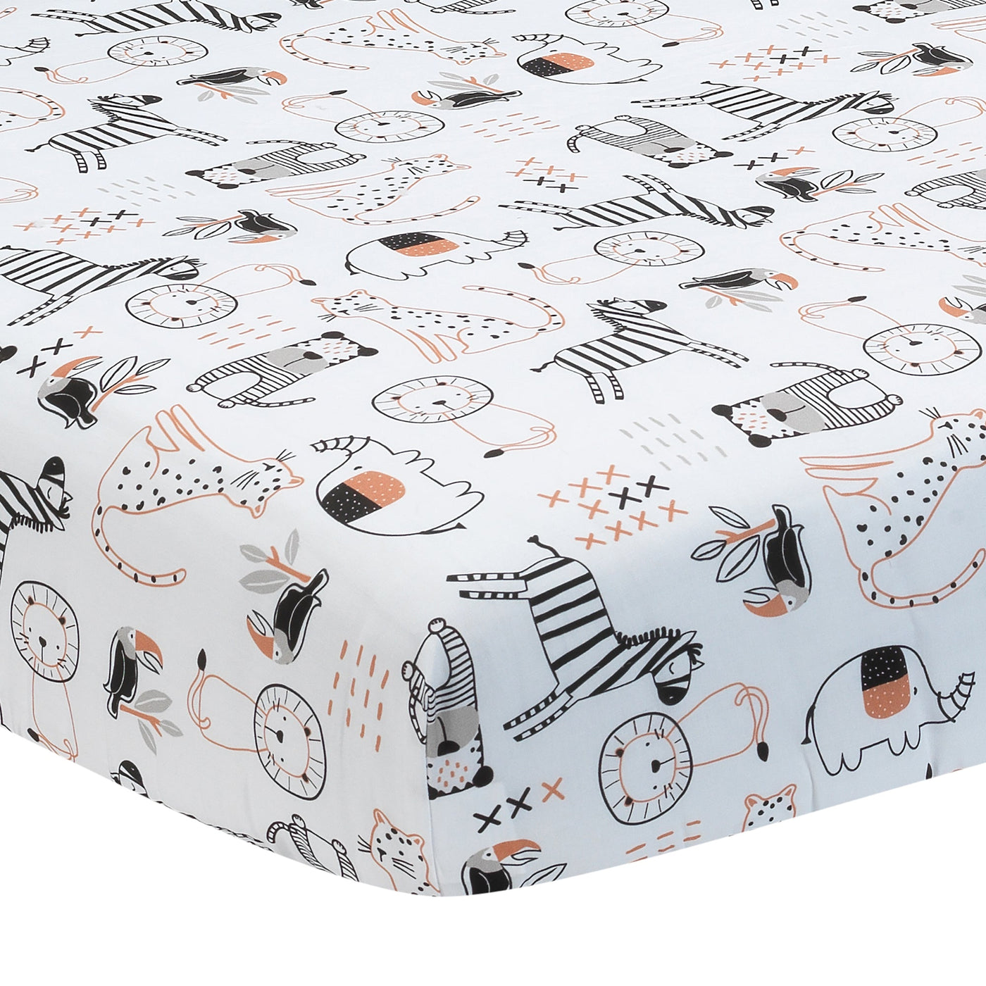 Patchwork Jungle 4-Piece Bedding Set