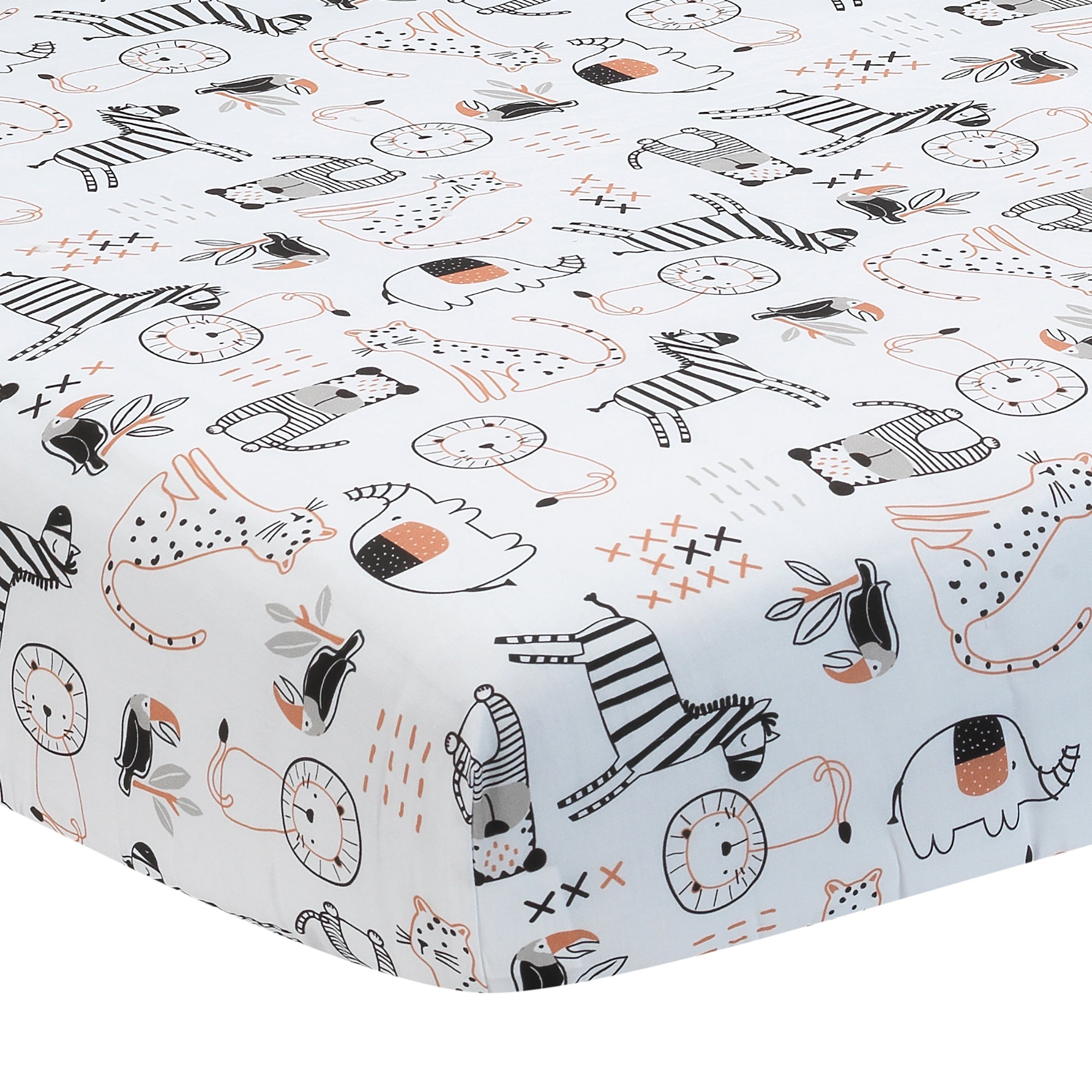 Patchwork Jungle 4-Piece Bedding Set