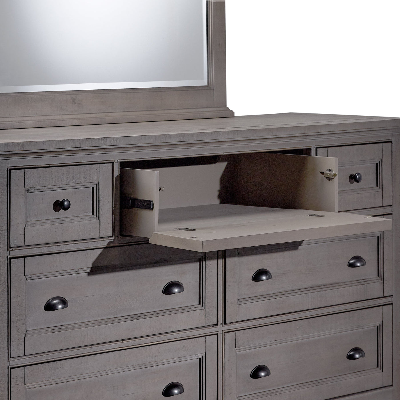 Paxton Mirror - Dovetail Grey