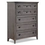 Paxton 5 Drawer Chest - Dovetail Grey