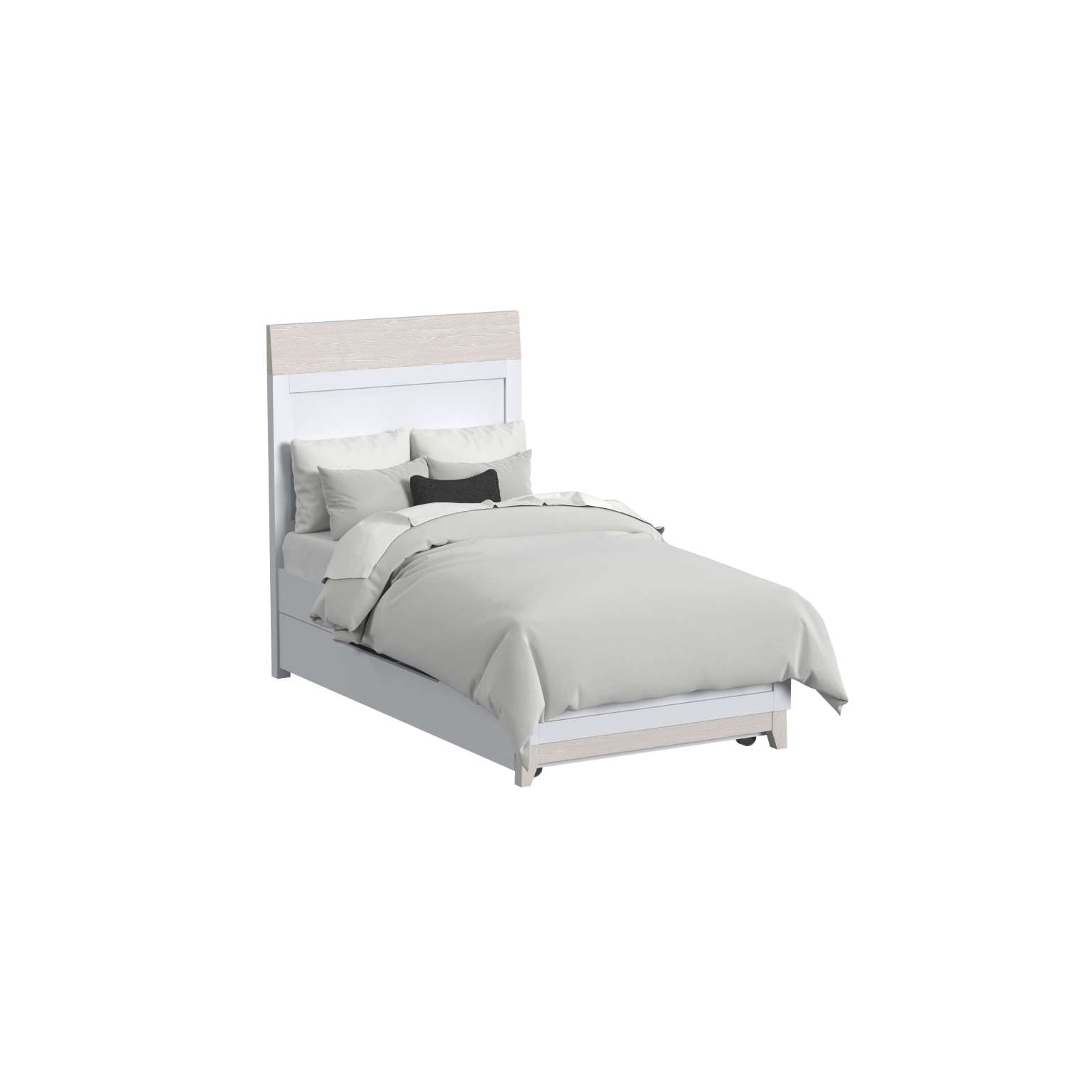 Rowan Twin/Full Trundle - Ash Linen