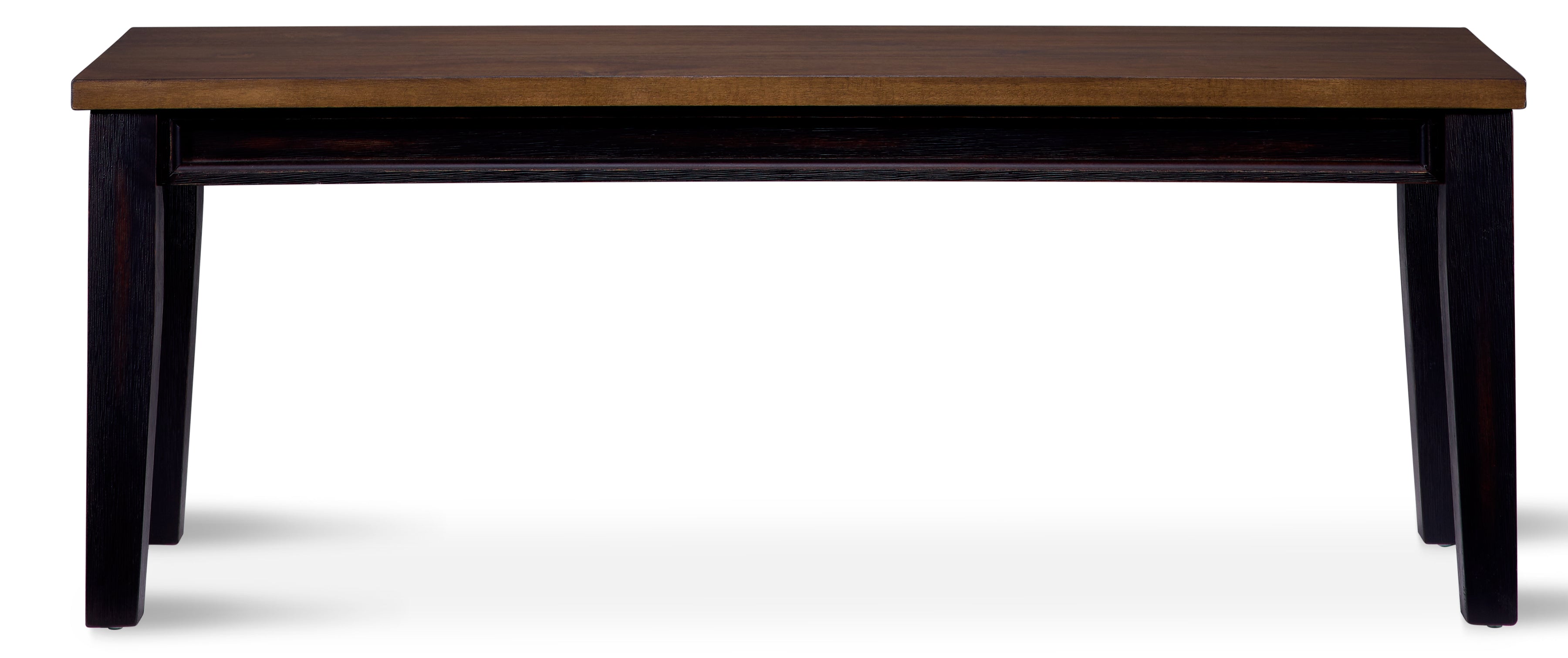 Raven Noir 3-Piece Dining Set with Benches - Ebony, Driftwood