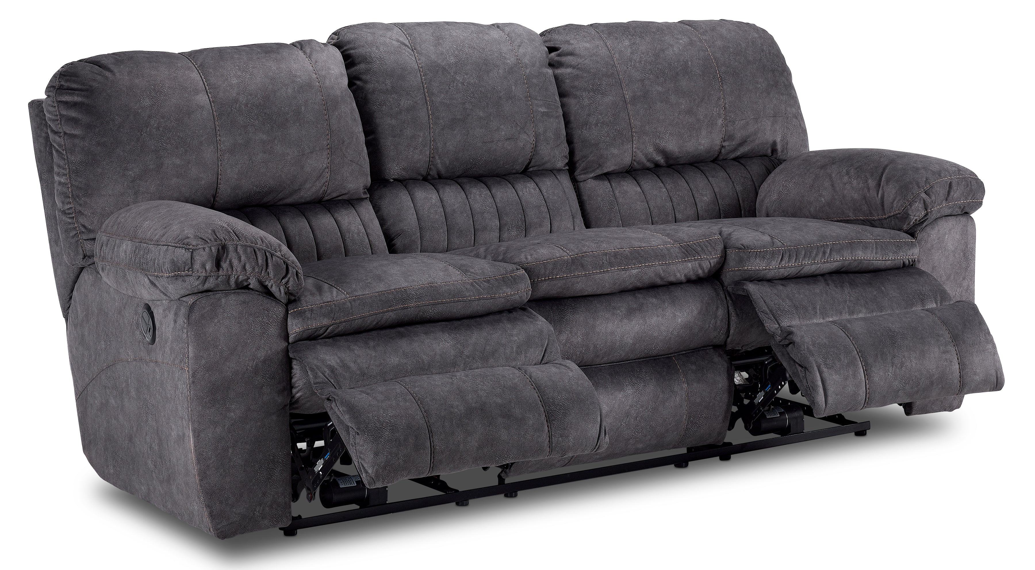 Reyes 2 Pc. Power Reclining Living Room Package w/ Chair - Grey