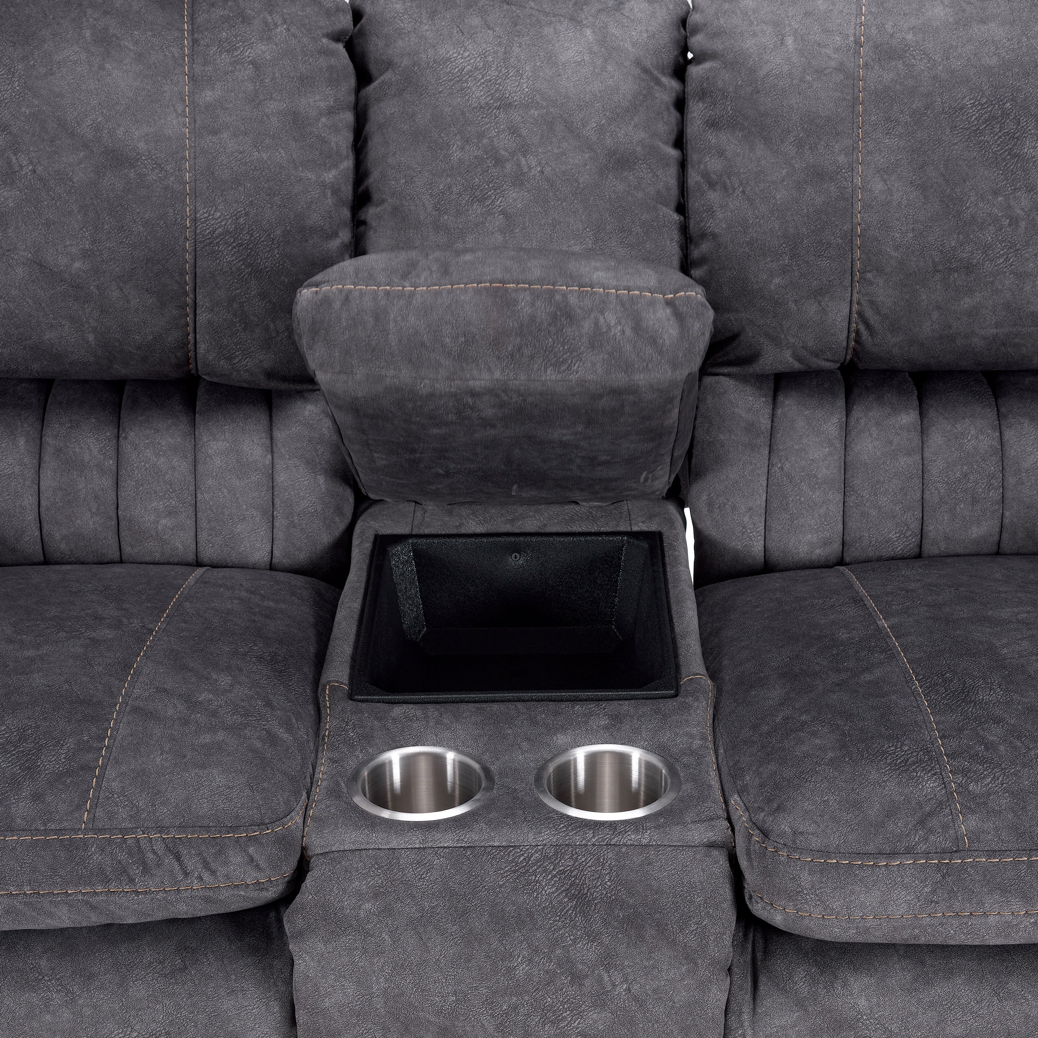 Reyes 2 Pc. Power Reclining Living Room Package w/ Loveseat - Grey