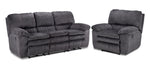 Reyes 2 Pc. Power Reclining Living Room Package w/ Chair - Grey