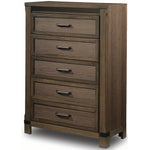 Rossco 5-Piece King Storage Bedroom Package - Rustic Oak