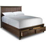 Rossco 5-Piece King Storage Bedroom Package - Rustic Oak