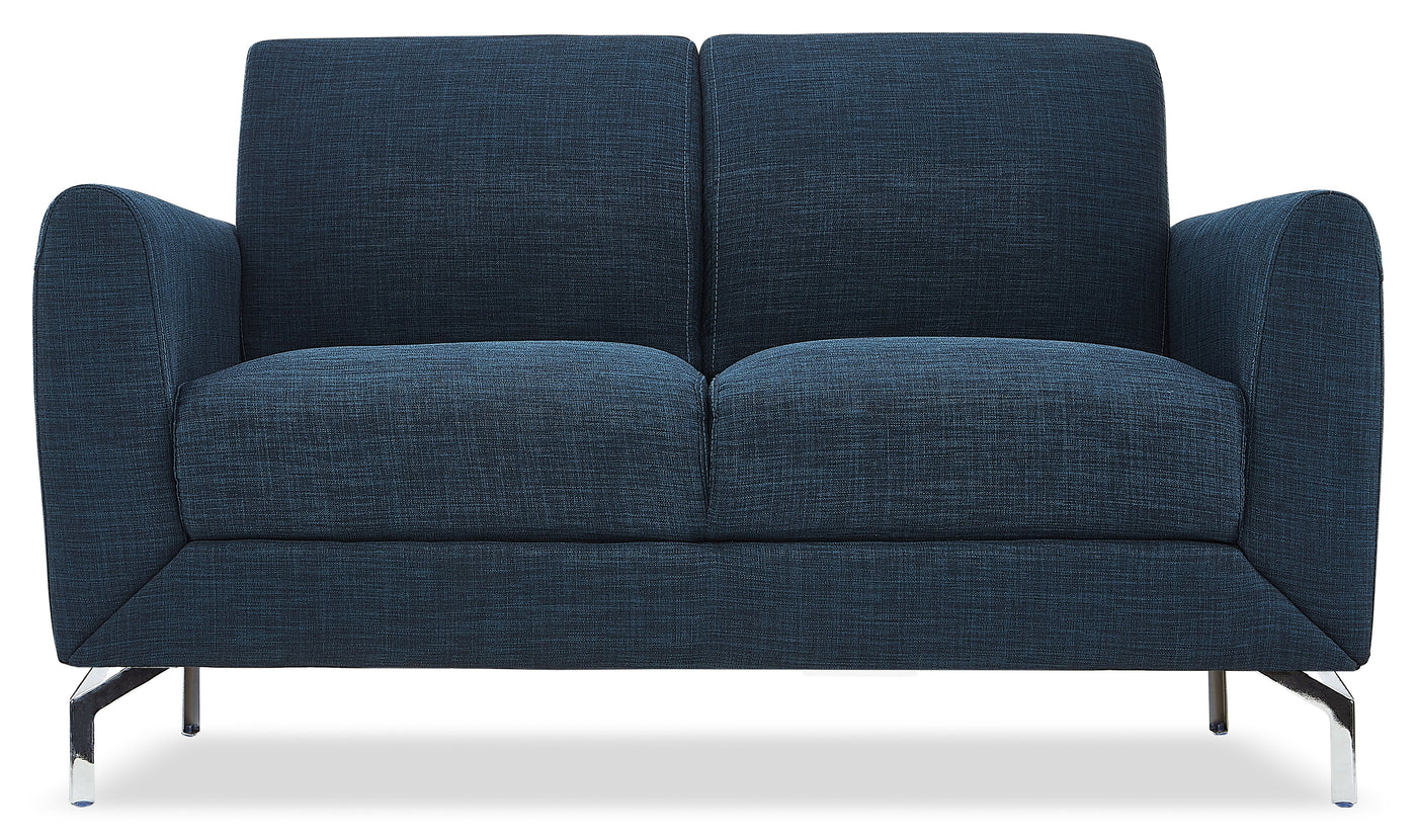 Ryan Loveseat - Dark Blue