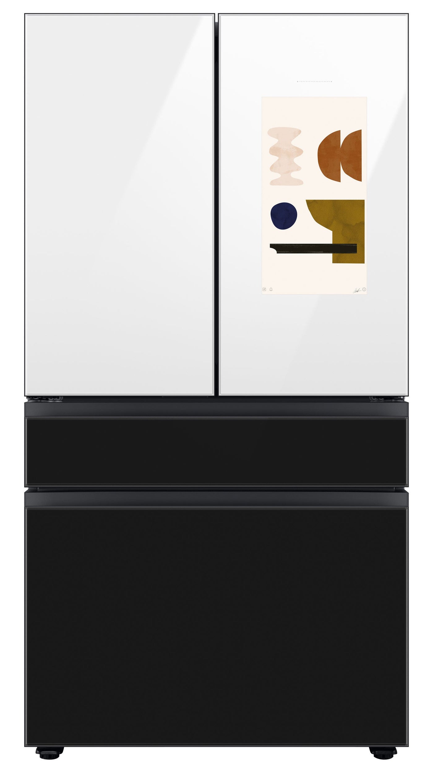 Samsung BESPOKE 36" 4-Door Counter-Depth Refrigerator with Beverage Center and Family Hub (Without Panels) (22.5 cu.ft.) - RF23BB8900AWAC