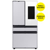 Samsung BESPOKE 36" 4-Door Counter-Depth Refrigerator with Beverage Center and Family Hub (Without Panels) (22.5 cu.ft.) - RF23BB8900AWAC