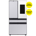 Samsung BESPOKE 36" 4-Door Counter-Depth Refrigerator with Beverage Center and Family Hub (Without Panels) (22.5 cu.ft.) - RF23BB8900AWAC