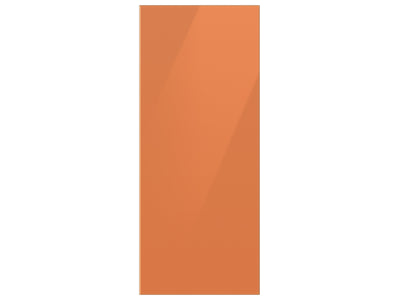 Samsung BESPOKE Clementine Glass Custom Top Panel for 36" French-Door Refrigerator - RA-F18DU3CH/AA