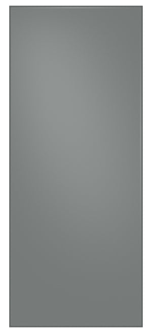 Samsung BESPOKE Grey Matte Glass Custom Top Panel for 36" French-Door Refrigerator - RA-F18DU331/AA