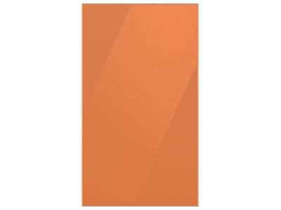 Samsung BESPOKE Clementine Glass Custom Bottom Panel for 36" 4-Door Flex Refrigerator -RA-F18DBBCH/AA
