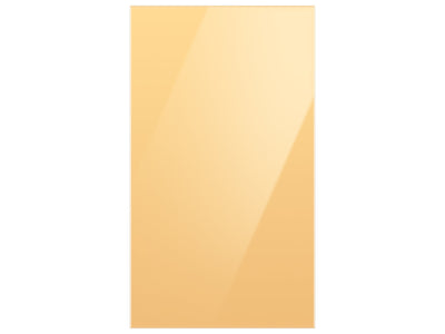 Samsung BESPOKE Sunrise Yellow Glass Custom Bottom Panel for 36" 4-Door Flex Refrigerator - RA-F18DBBC0/AA