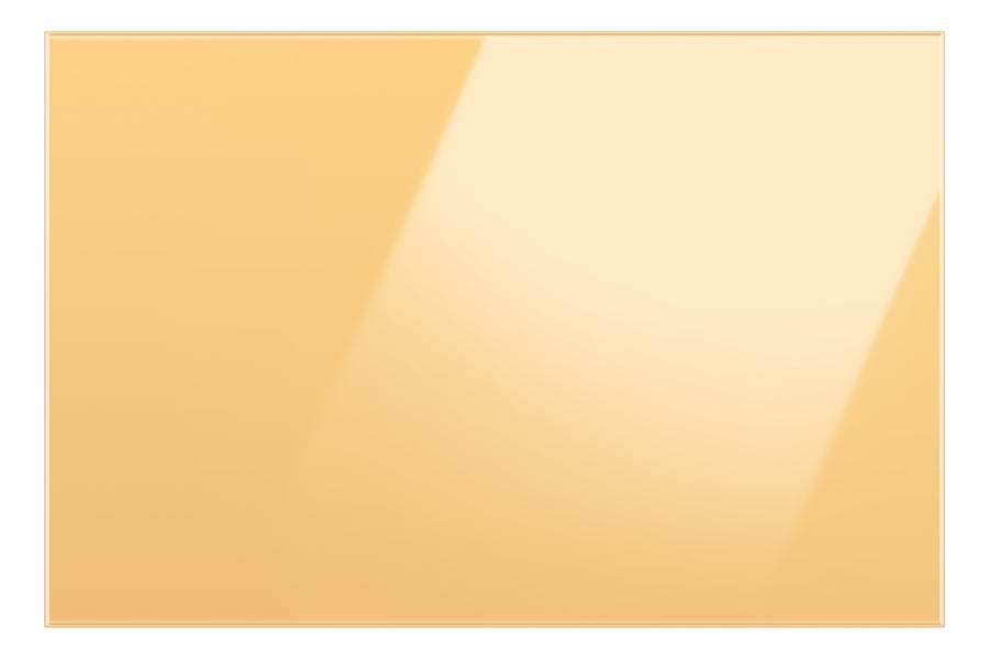 Samsung BESPOKE Sunrise Yellow Glass Custom Bottom Panel for 36" French-Door Refrigerator - RA-F36DB3C0/AA