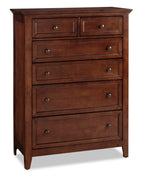 San Mateo 5-Piece Twin Panel Bedroom Package - Tuscan