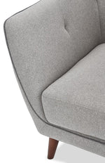 Ava II 2 Pc. Living Room Package w/ Loveseat - Light Grey