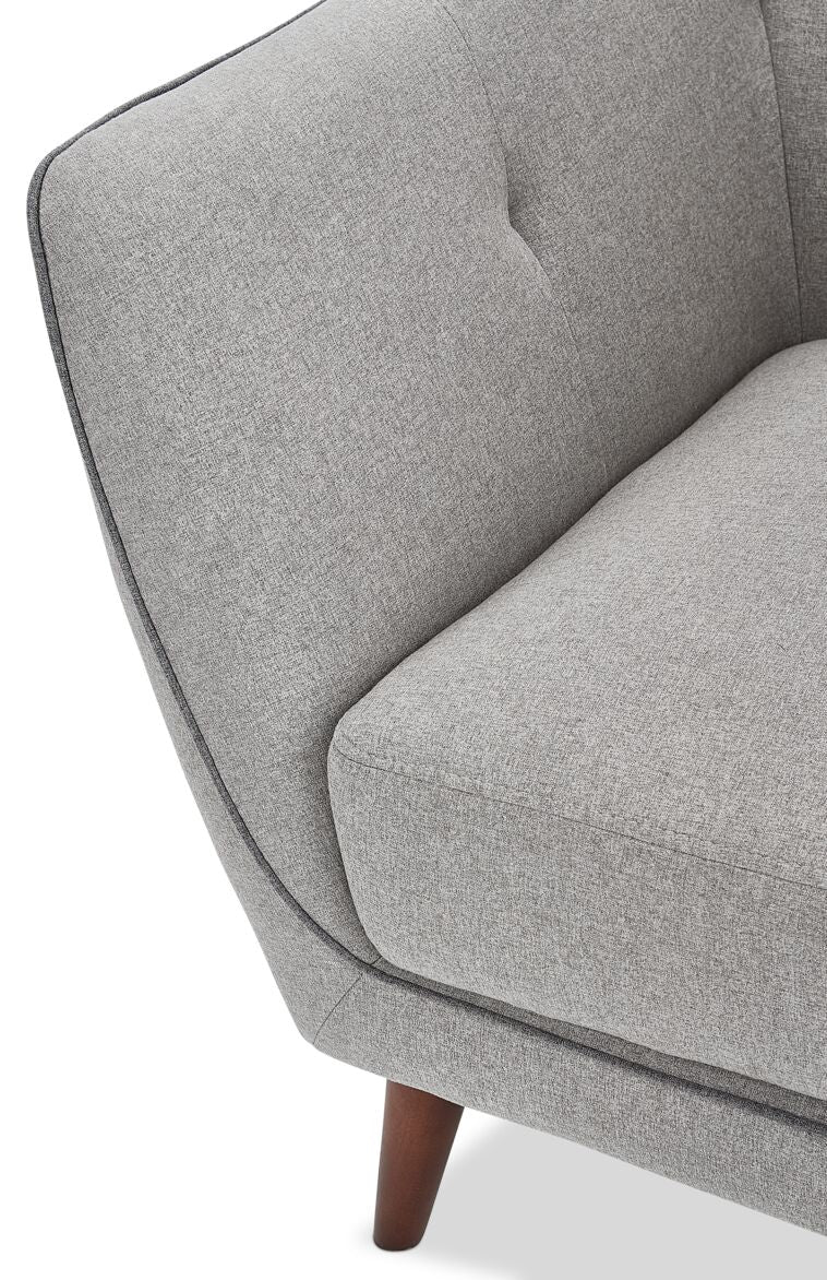 Ava II 3 Pc. Living Room Package - Light Grey