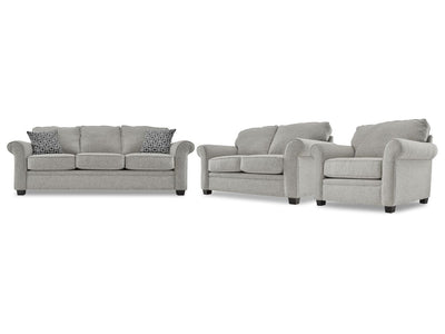 Duffield 3 Pc. Living Room Package - Smoke