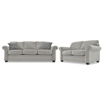 Duffield 2 Pc. Living Room Package w/ Loveseat - Smoke