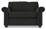 Duffield 2 Pc. Living Room Package w/ Chair - Midnight