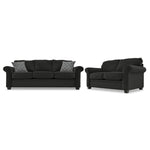 Duffield 2 Pc. Living Room Package w/ Loveseat - Midnight