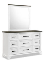 Abigail 6-Piece King Bedroom Package - White and Grey