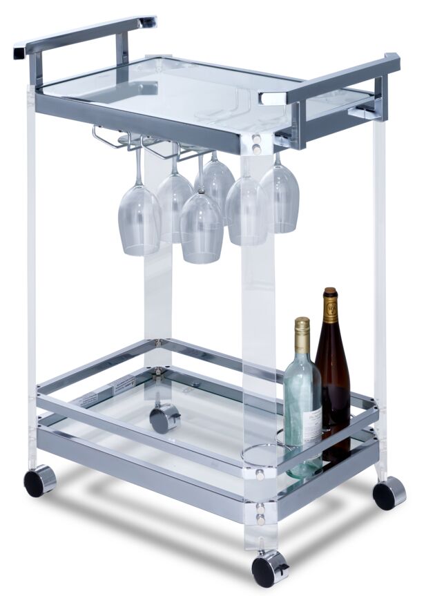 Aerin Bar Cart - Silver