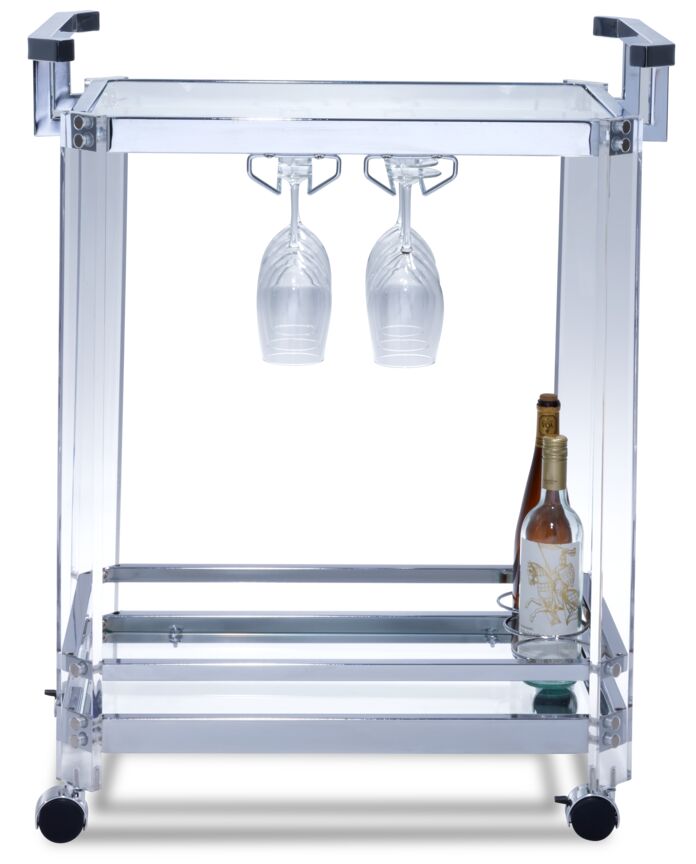 Aerin Bar Cart - Silver