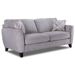 Alyssa Sofa & Loveseat Set- Pebble