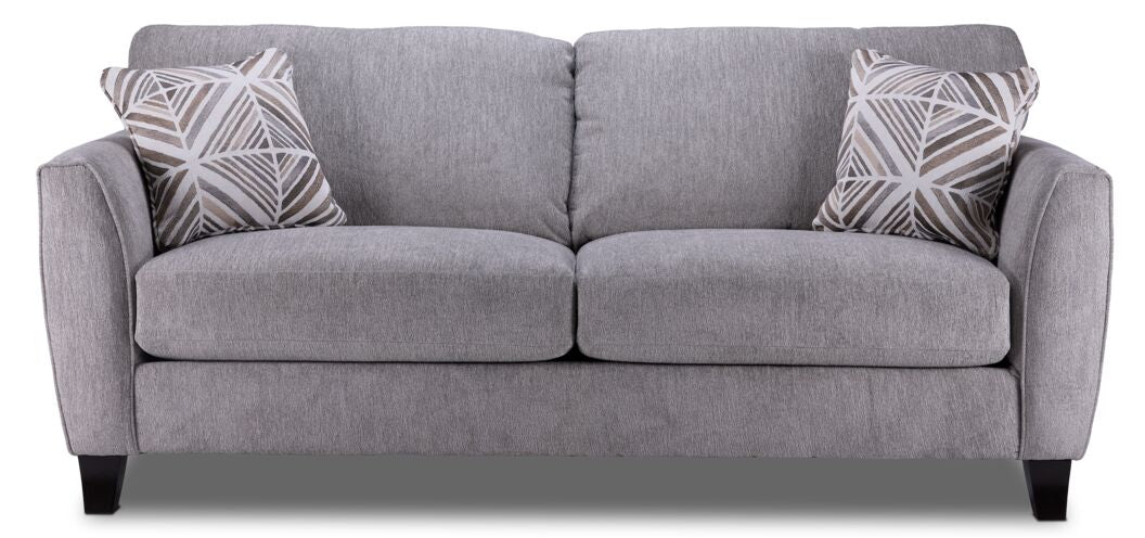 Alyssa Sofa & Loveseat Set- Pebble