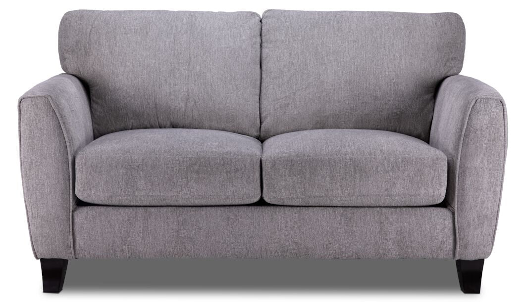 Alyssa Sofa & Loveseat Set- Pebble