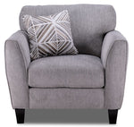 Alyssa Sofa & Chair Set- Pebble