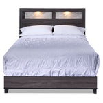 Amber 3-Piece King Bed - Grey, Black