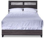 Amber 3-Piece King Bed - Grey, Black