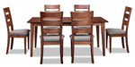 Arleen 7-Piece Dining Set - Chocolate