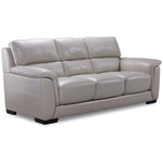 Avalon 2 Pc. Leather Living Room Package w/ Chair - Grey