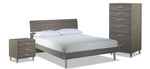 Bellmar 5-Piece King Bedroom Package - Grey