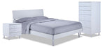 Bellmar 5-Piece Full Bedroom Package - White