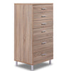 Bellmar 6 Drawer Chest - Driftwood