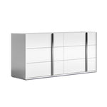 Bianca 6-Piece King Bedroom Package - White Lacquer